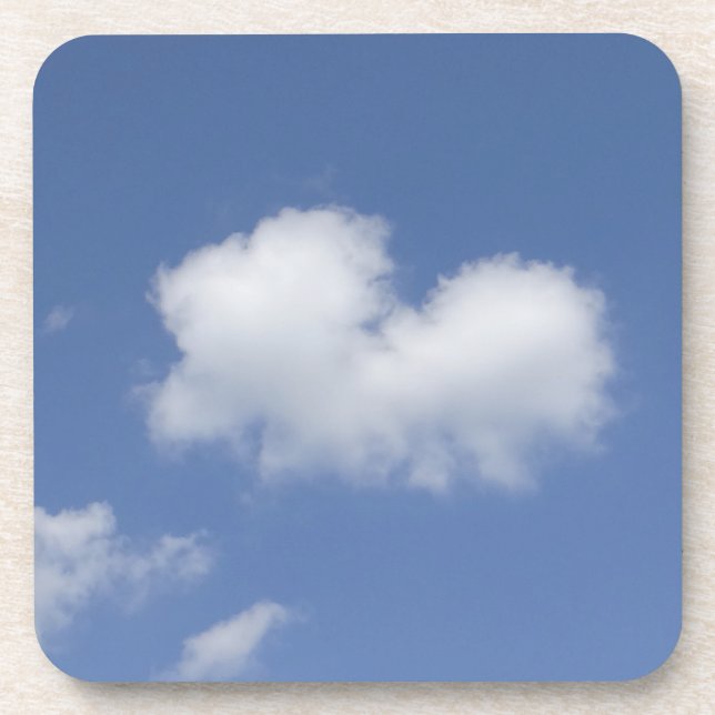 Cloud Heart Getränkeuntersetzer (Vorderseite)
