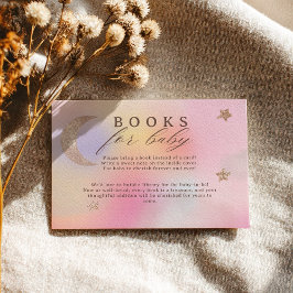 Cloud Holographic Heaven Books for Baby Shower Begleitkarte