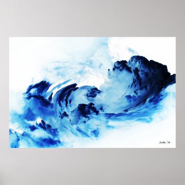 Cloud-Impressionen 12 Poster (Vorne)