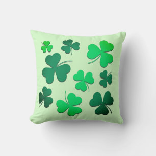 Cloud Kleeblatt Irish Green Spring St Patricks Day Kissen