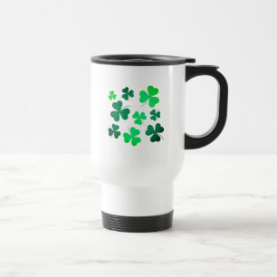 Cloud Kleeblatt Irish Green Spring St Patricks Day Reisebecher