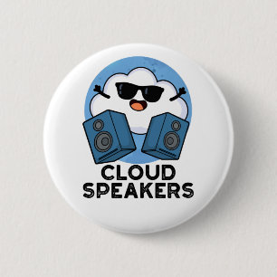 Cloud Lautsprecher Funny Weather Pub Button