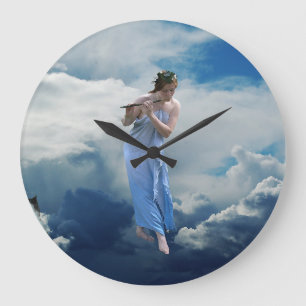 Cloud Magic Große Wanduhr