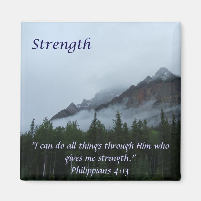 Cloud Mountain - Stärke Magnet (Vorne)