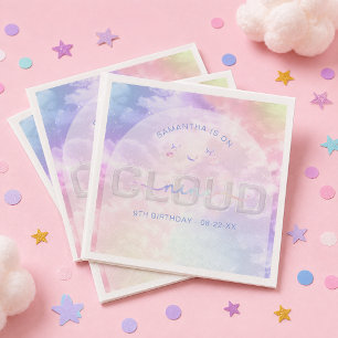 Cloud Nine 9. Geburtstag Servietten – Kawaii Paste