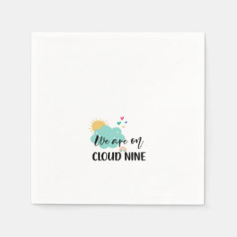 Cloud Nine Baby Shower  Serviette