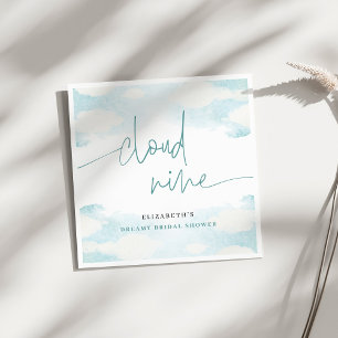 Cloud Nine Blue and White Brautparty Serviette