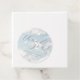 Cloud Nine Blue Cloudy Sky Elegantes Brautparty Geschenkanhänger