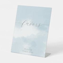 Cloud Nine Brautparty Favoriten Signierung Sockelschild