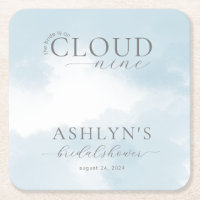 Cloud Nine Brautparty Paper Untersetzer