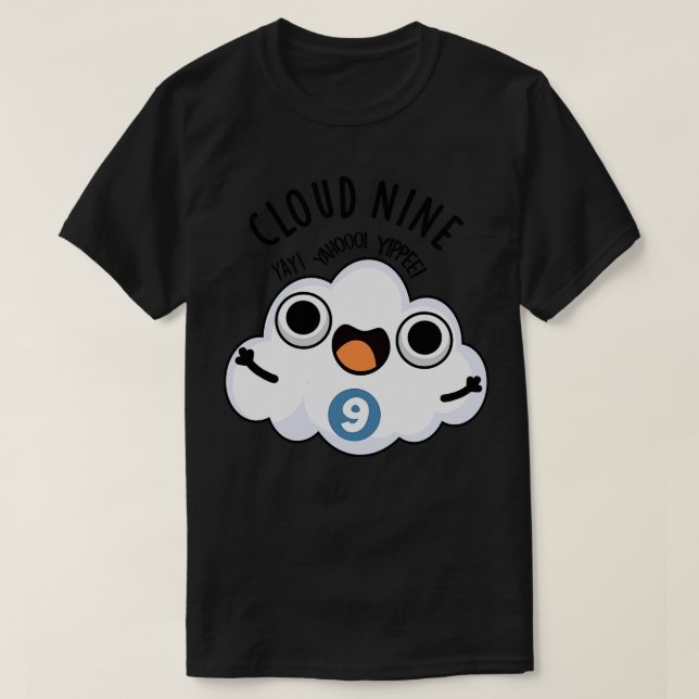 Cloud Nine Funny Weather Puff 1 T-Shirt (Design vorne)