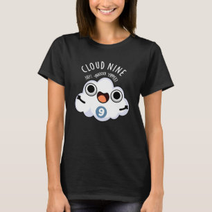 Cloud Nine Funny Weather Puff Dark BG T-Shirt