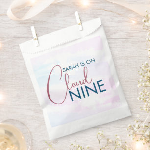 Cloud Nine Pastel Pink Brautparty Geschenktütchen