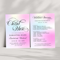 Cloud Nine Pink Gradient Bachelorette Wochenende