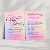 Cloud Nine Pink Gradient Bachelorette Wochenende
