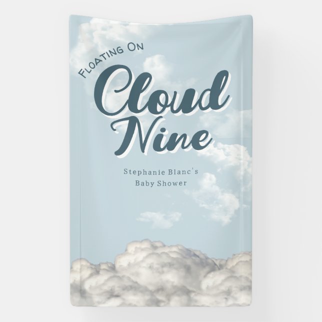 Cloud Nine Sky - Rainbow Baby Showwall Foto Banner (Vertikal)