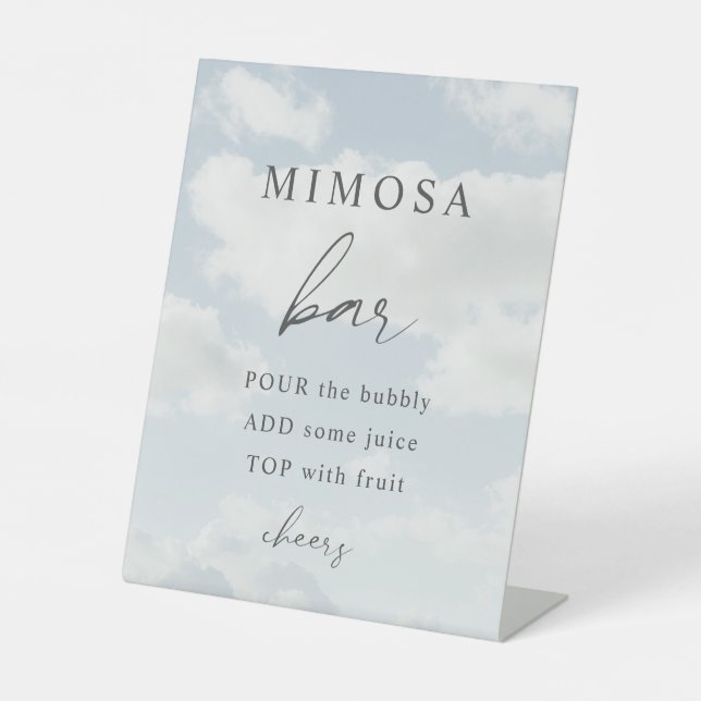 Cloud Nine Theme Cloud 9 Mimosa Bar Sockelschild (Vorderseite)