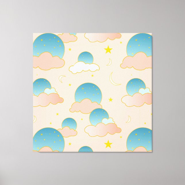 Cloud Nine Vibes Leinwanddruck (Vorderseite)