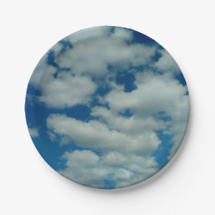 Cloud-Papierplatte Pappteller