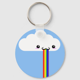 Cloud Puff Regenbogen Schlüsselkette Schlüsselanhänger