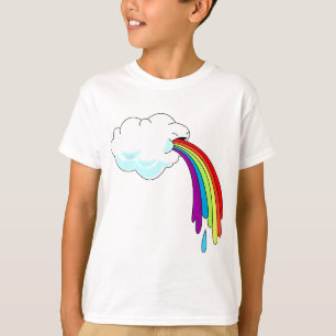 Cloud Puking Rainbow T - Shirt