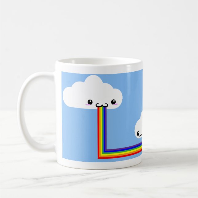 Cloud Puking Rainbow Tasse (Links)
