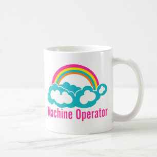 Cloud-Regenbogenmaschinenbetreiber Tasse