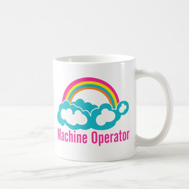 Cloud-Regenbogenmaschinenbetreiber Tasse (Rechts)