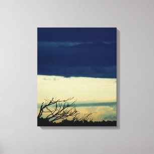Cloud "scape Moods Wrapped Canvas Leinwanddruck