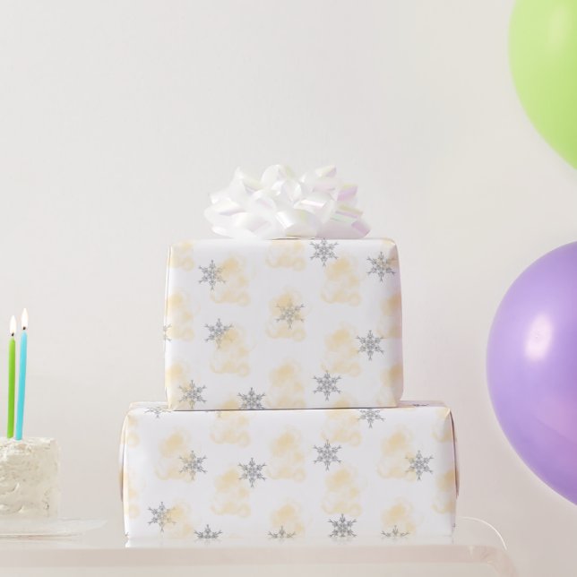 Cloud/Schnee Geschenkpapier (Partygeschenke)