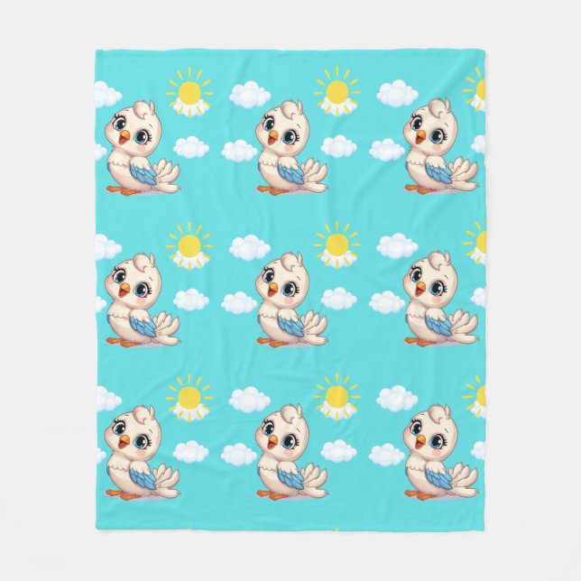 Cloud & Song Kids Fleece Blanket (Vorderseite)