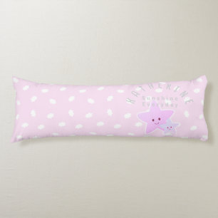 Cloud Stars Baby Pastell Pink Seitenschläferkissen