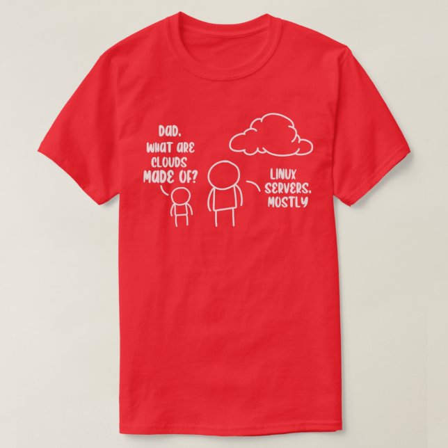 Cloud Storage Data Server Information Technology C T-Shirt (Design vorne)