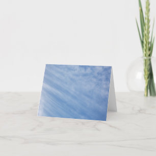 Cloud Streams Foto Blank Cards Feiertagskarte