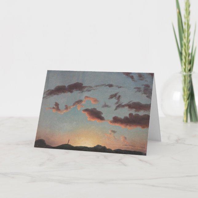 Cloud-Studie (Wolken im Himmel) (von Knud Baade) Karte (Vorderseite)