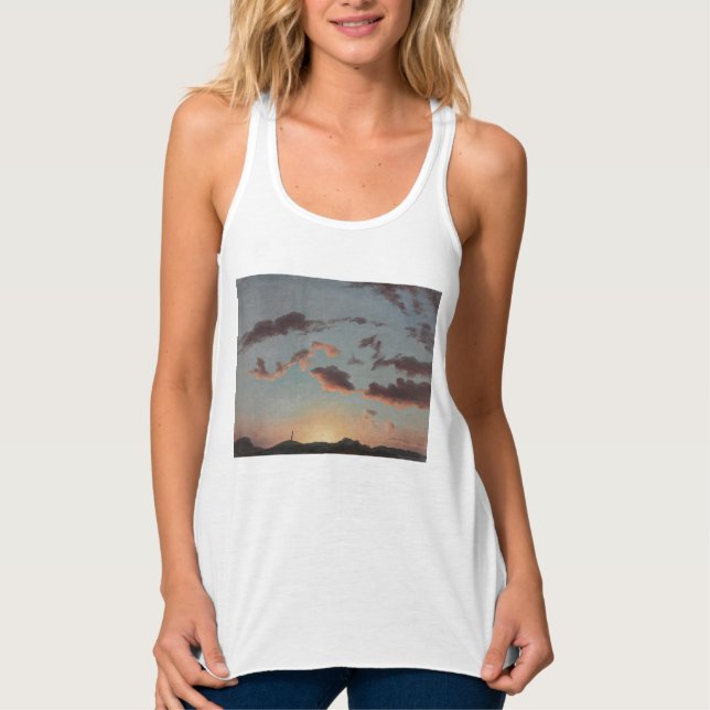 Cloud-Studie (Wolken im Himmel) (von Knud Baade) Tank Top (Vorderseite)