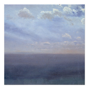 Cloud Study with Sea and Sky - Albert Bierstadt Poster