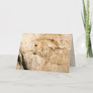 Cloud the Defender, 5" x 7" geklappte Grußkarte Karte