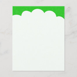 Cloud Tops - Grün Flyer