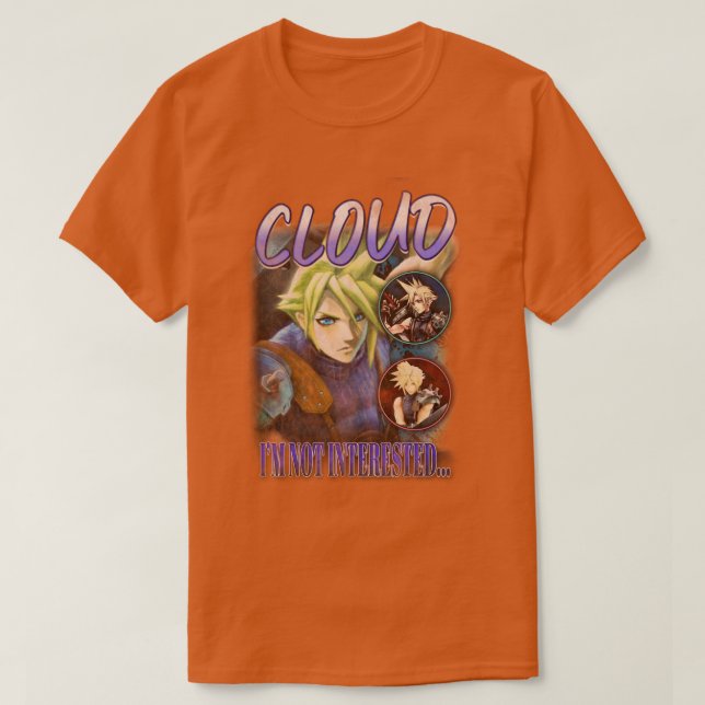 Cloud Vintag Rapper T-Shirt (Design vorne)