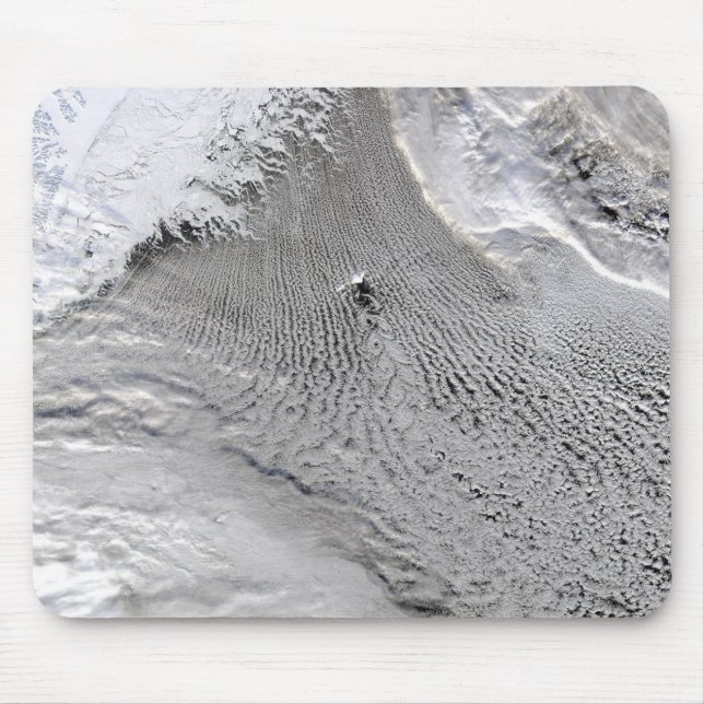 Cloud-Vorstöße auf der Insel Jan Mayen Mousepad (Vorne)