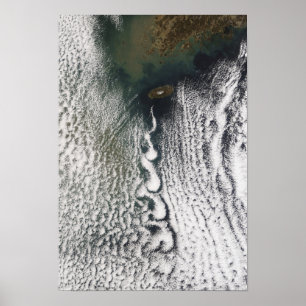 Cloud-Vorstöße von Cheju Do, Südkorea Poster