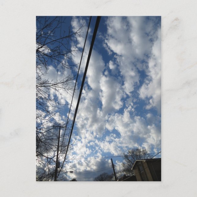Cloud Waves Postkarte (Vorderseite)