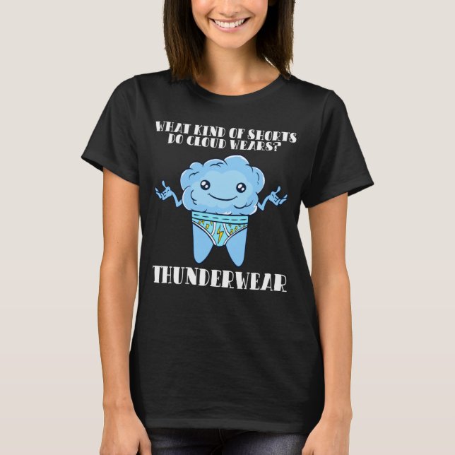 Cloud Wears Thundershorts Science Foggy T-Shirt (Vorderseite)