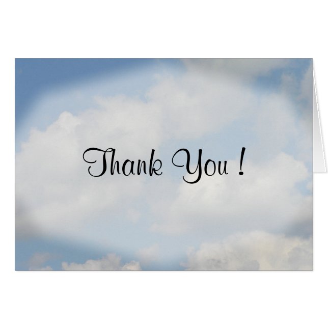 Cloud Wedding RSVP (Vorderseite (Horizontal))