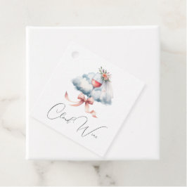 Cloud Wine Brautparty Geschenkanhänger