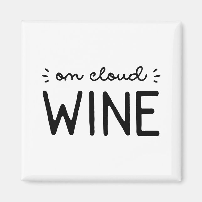 Cloud Wine Magnet (Vorne)
