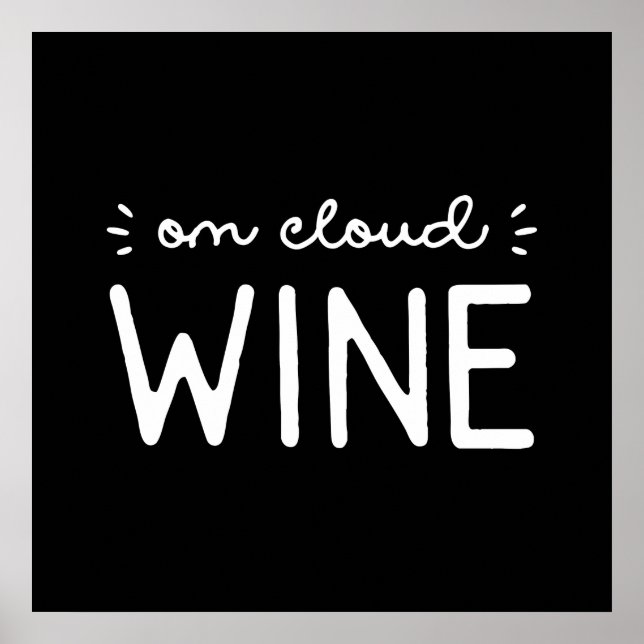 Cloud Wine Poster (Vorne)