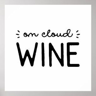 Cloud Wine Poster