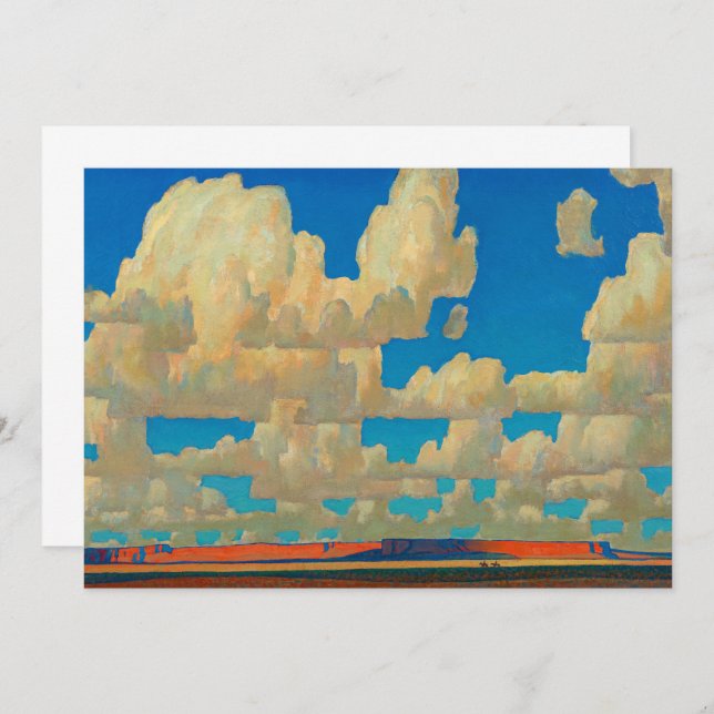 Cloud World von Maynard Dixon Einladung (Vorne/Hinten)